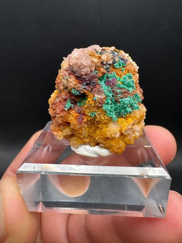 Malachite from Guizhou, China, individual mineral specimen view 1