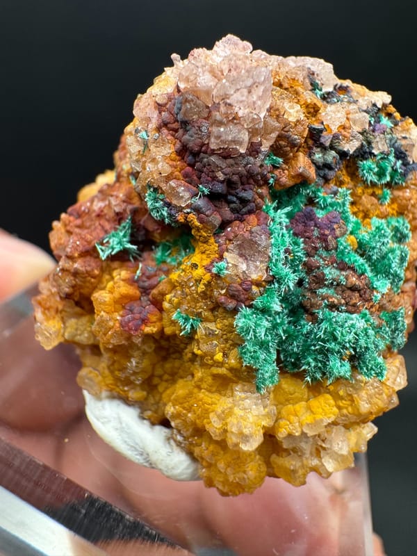 Malachite from Guizhou, China, individual mineral specimen view 2