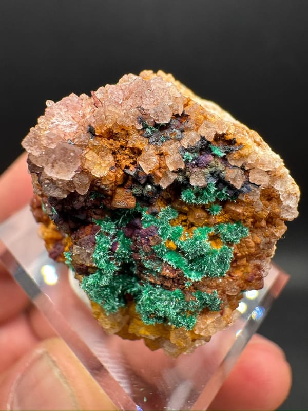 Malachite from Guizhou, China, individual mineral specimen view 4