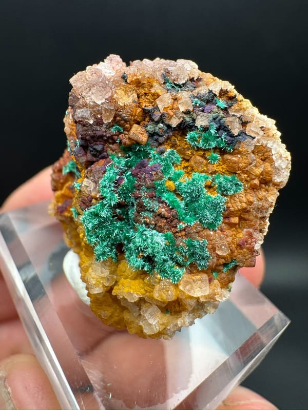 Malachite from Guizhou, China, individual mineral specimen view 5
