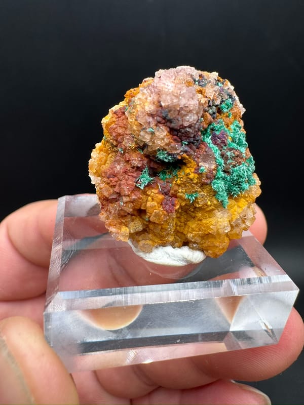 Malachite from Guizhou, China, individual mineral specimen view 6