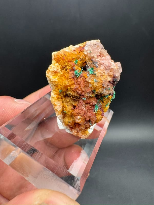 Malachite from Guizhou, China, individual mineral specimen view 8
