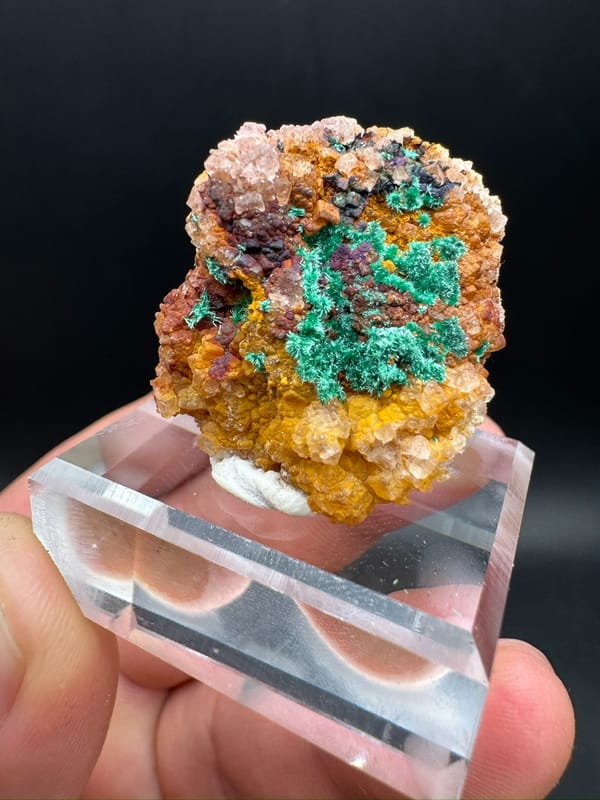 Malachite from Guizhou, China, individual mineral specimen view 9