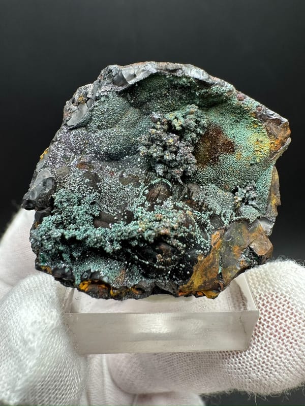Cuprite from Anhui, China, individual mineral specimen view 1
