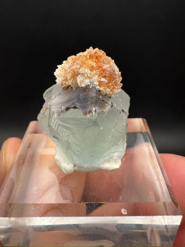 Creedite from Qinglong Co., Guizhou, China, individual mineral specimen view 5