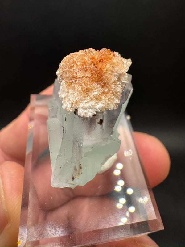 Creedite from Qinglong Co., Guizhou, China, individual mineral specimen view 6