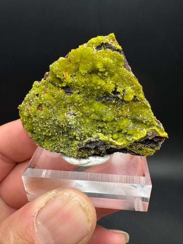 Pyromorphite from Guangxi, China, individual mineral specimen view 4