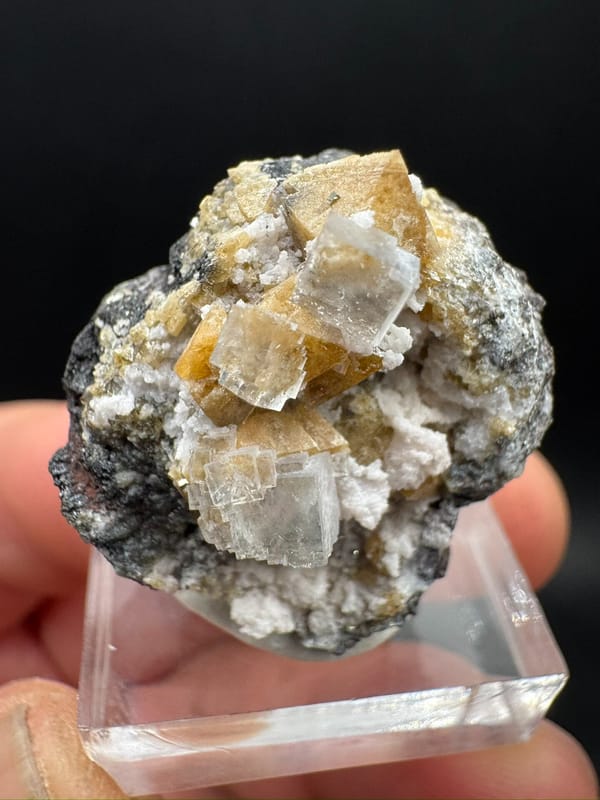 Fluorite from Yaogangxian Mine, Yizhang Co., Hunan, China, individual mineral specimen view 1