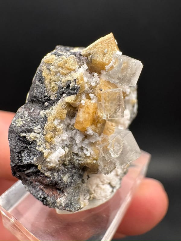 Fluorite from Yaogangxian Mine, Yizhang Co., Hunan, China, individual mineral specimen view 3