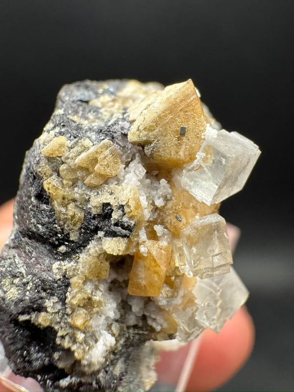 Fluorite from Yaogangxian Mine, Yizhang Co., Hunan, China, individual mineral specimen view 4
