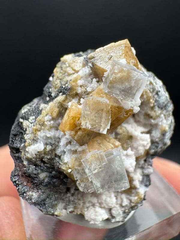 Fluorite from Yaogangxian Mine, Yizhang Co., Hunan, China, individual mineral specimen view 9