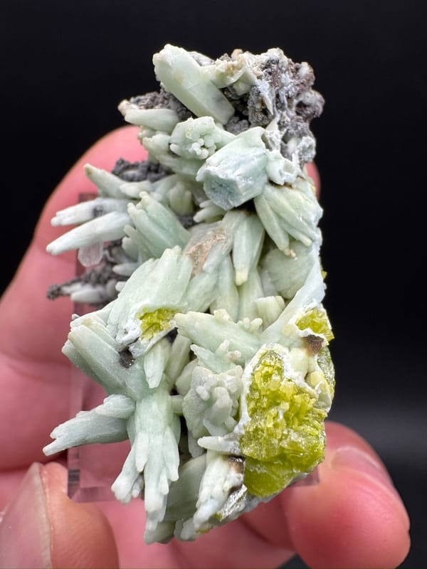 Plumbogummite from Guangxi, China, individual mineral specimen view 5