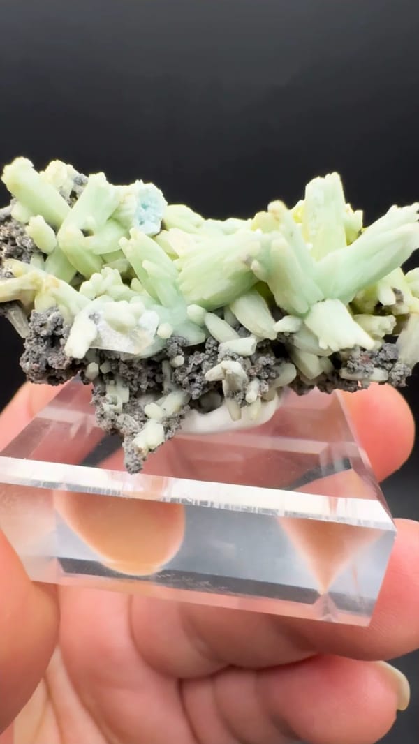 Plumbogummite from Guangxi, China, individual mineral specimen view 9