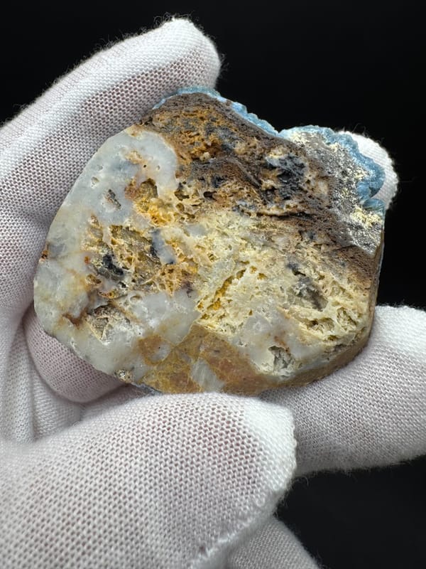 Plumbogummite from Guilin, Guangxi, China, individual mineral specimen view 3