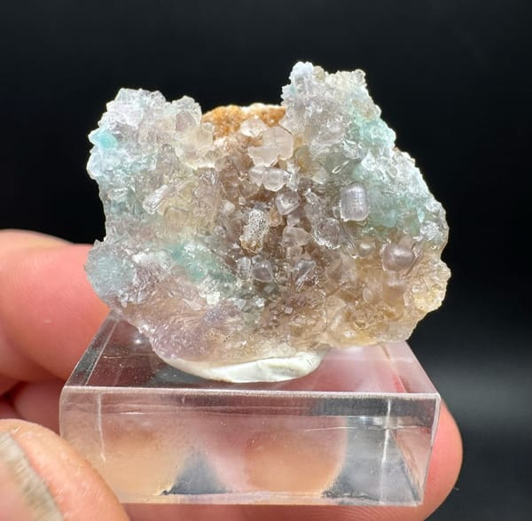 Yttrofluorite from Qinglong Co., Guizhou, China, individual mineral specimen view 1