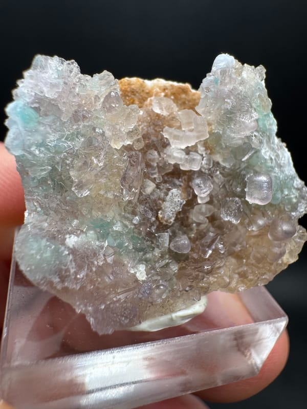 Yttrofluorite from Qinglong Co., Guizhou, China, individual mineral specimen view 2