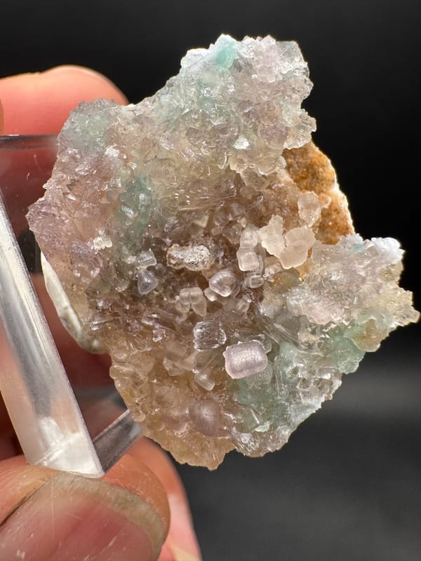 Yttrofluorite from Qinglong Co., Guizhou, China, individual mineral specimen view 3
