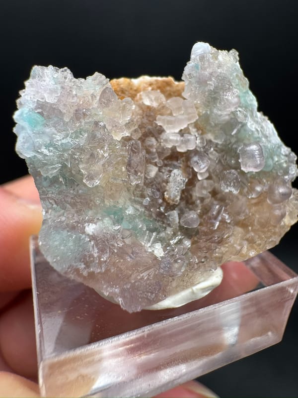 Yttrofluorite from Qinglong Co., Guizhou, China, individual mineral specimen view 5