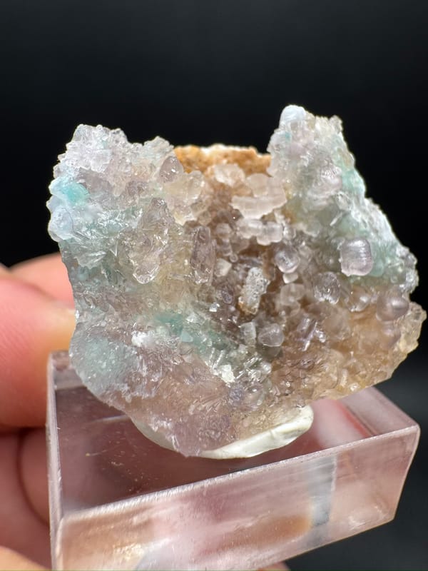 Yttrofluorite from Qinglong Co., Guizhou, China, individual mineral specimen view 6