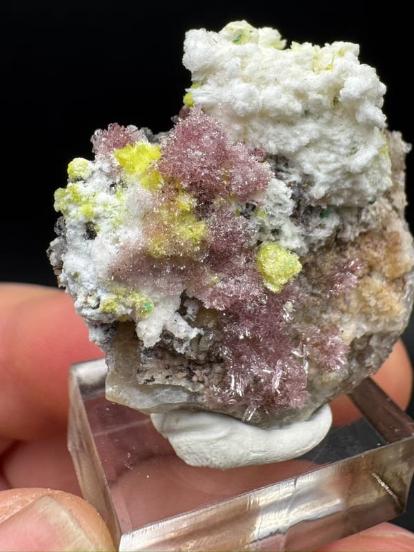 Creedite from Guizhou, China, individual mineral specimen view 4