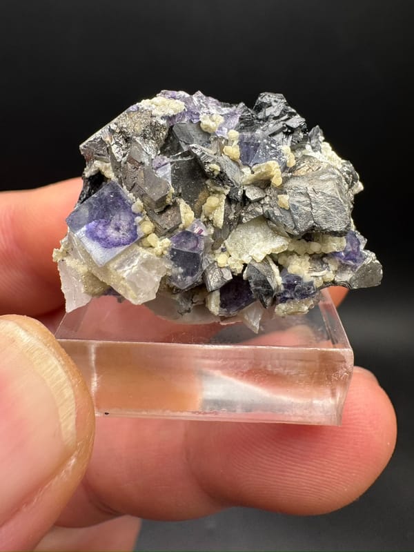 Fluorite from Inner Mongolia, China, individual mineral specimen view 3
