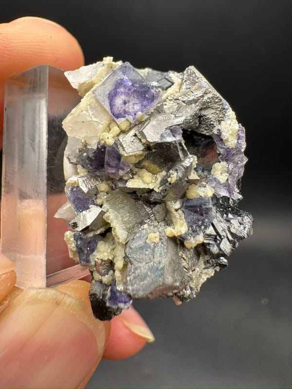 Fluorite from Inner Mongolia, China, individual mineral specimen view 5