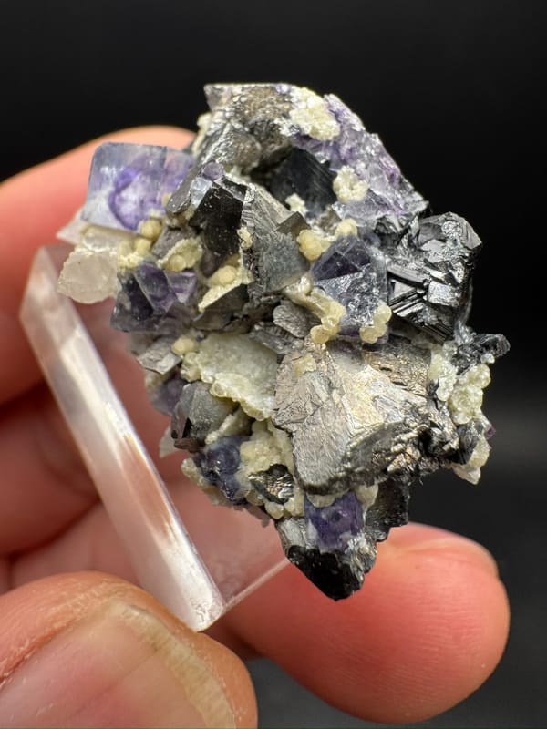 Fluorite from Inner Mongolia, China, individual mineral specimen view 6