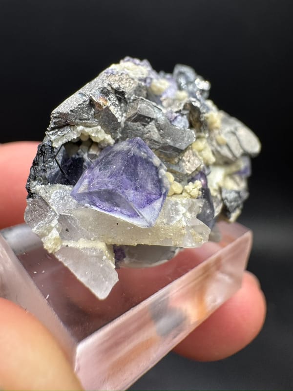 Fluorite from Inner Mongolia, China, individual mineral specimen view 7