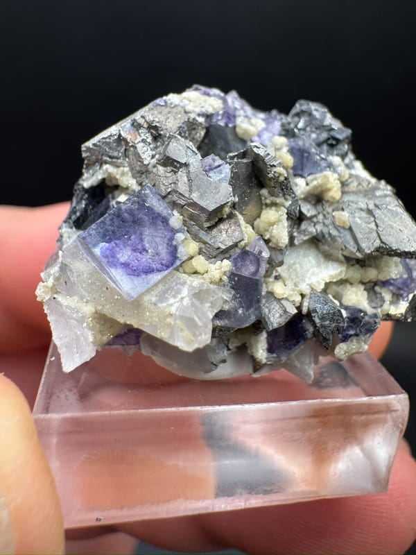 Fluorite from Inner Mongolia, China, individual mineral specimen view 8
