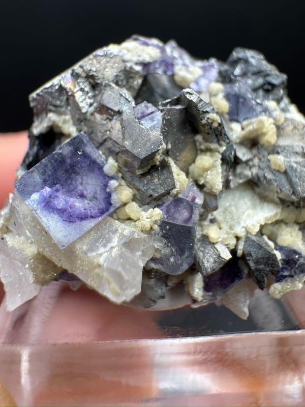 Fluorite from Inner Mongolia, China, individual mineral specimen view 9