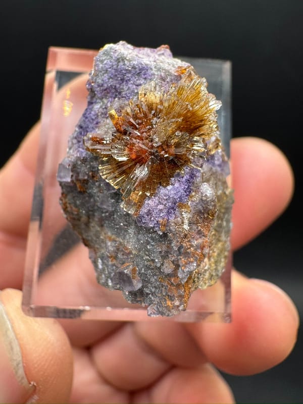 Creedite from Guizhou, China, individual mineral specimen view 9