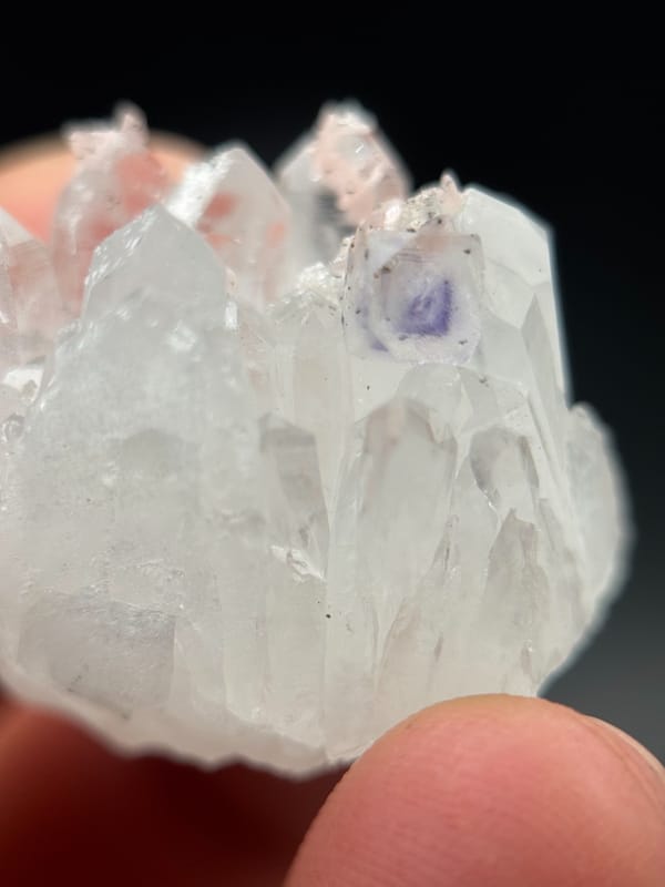Fluorite from Wuzhou, Guangxi, China, individual mineral specimen view 3