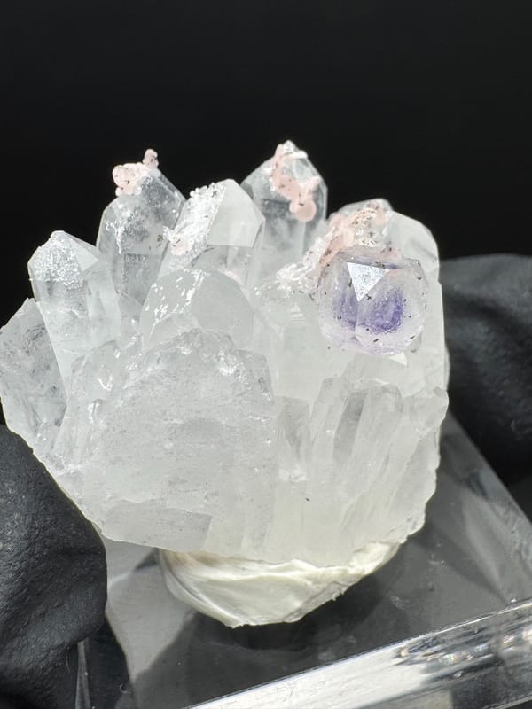 Fluorite from Wuzhou, Guangxi, China, individual mineral specimen view 5