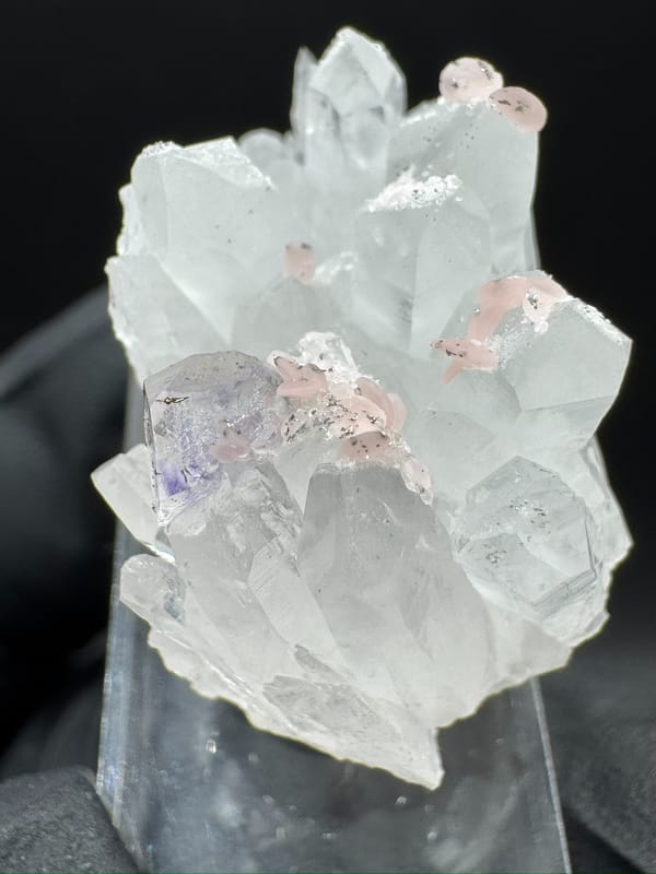Fluorite from Wuzhou, Guangxi, China, individual mineral specimen view 6