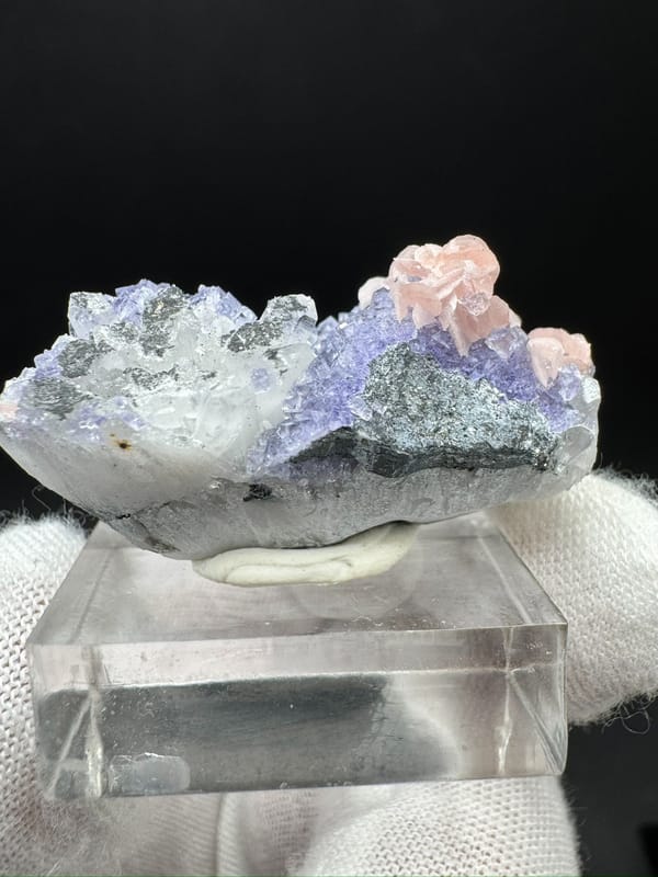 Fluorite from Wuzhou, Guangxi, China, individual mineral specimen view 4