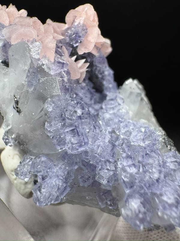 Fluorite from Wuzhou, Guangxi, China, individual mineral specimen view 5