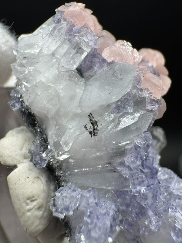 Fluorite from Wuzhou, Guangxi, China, individual mineral specimen view 6