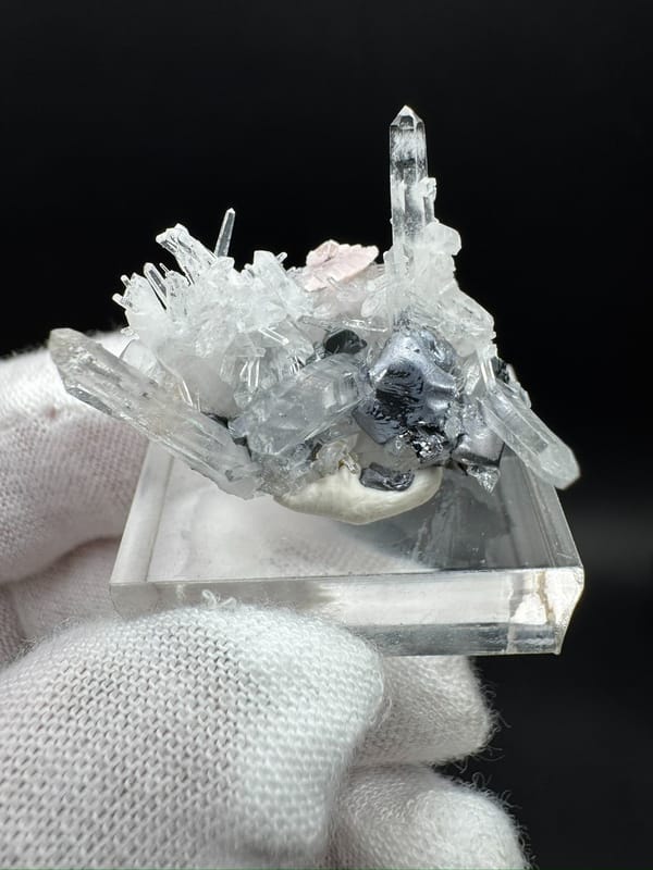 Galena from Wuzhou, Guangxi, China, individual mineral specimen view 1