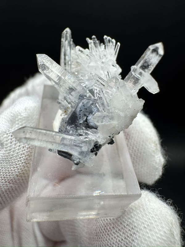 Galena from Wuzhou, Guangxi, China, individual mineral specimen view 5