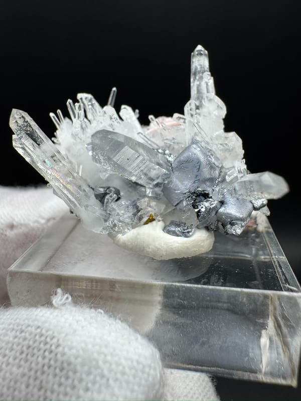 Galena from Wuzhou, Guangxi, China, individual mineral specimen view 7