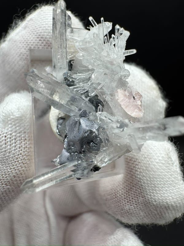 Galena from Wuzhou, Guangxi, China, individual mineral specimen view 8