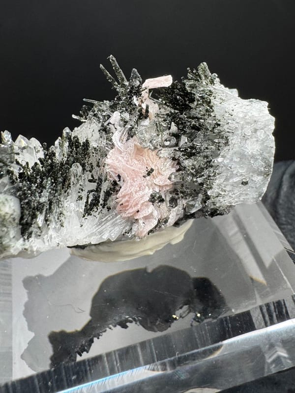 Rhodochrosite from Wuzhou, Guangxi, China, individual mineral specimen view 2