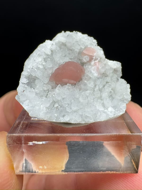 Rhodochrosite from Wuzhou, Guangxi, China, individual mineral specimen view 1