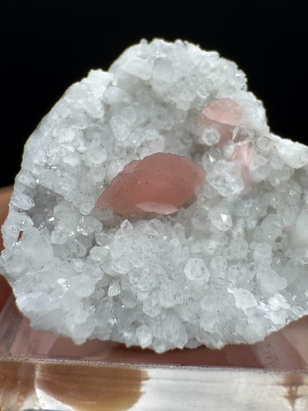 Rhodochrosite from Wuzhou, Guangxi, China, individual mineral specimen view 2