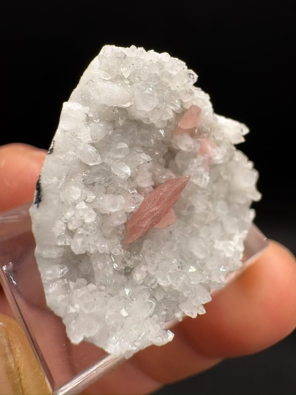 Rhodochrosite from Wuzhou, Guangxi, China, individual mineral specimen view 3