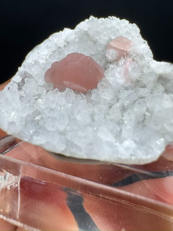 Rhodochrosite from Wuzhou, Guangxi, China, individual mineral specimen view 4