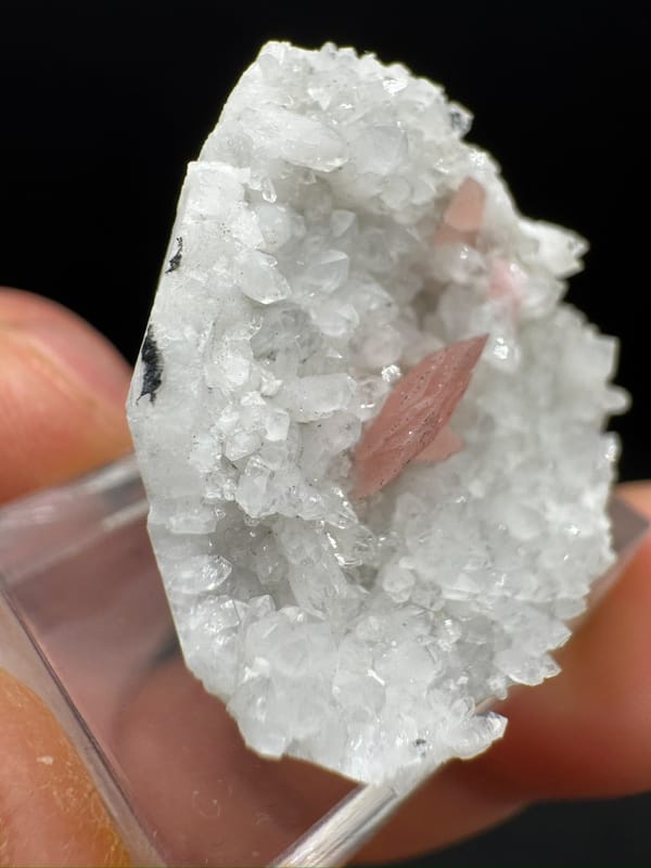 Rhodochrosite from Wuzhou, Guangxi, China, individual mineral specimen view 5