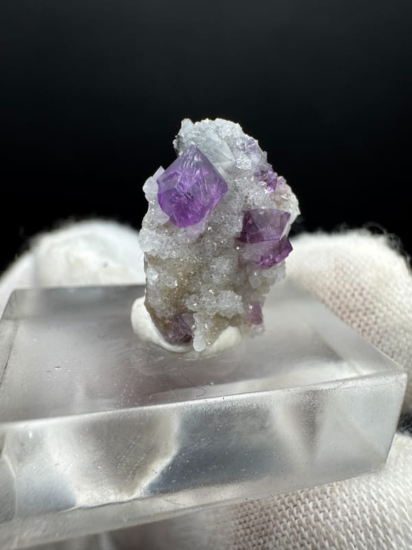 Fluorite from Inner Mongolia, China, individual mineral specimen view 2