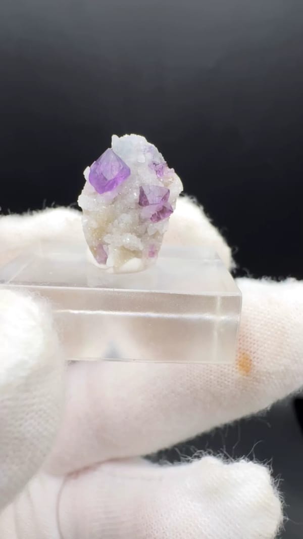 Fluorite from Inner Mongolia, China, individual mineral specimen view 9