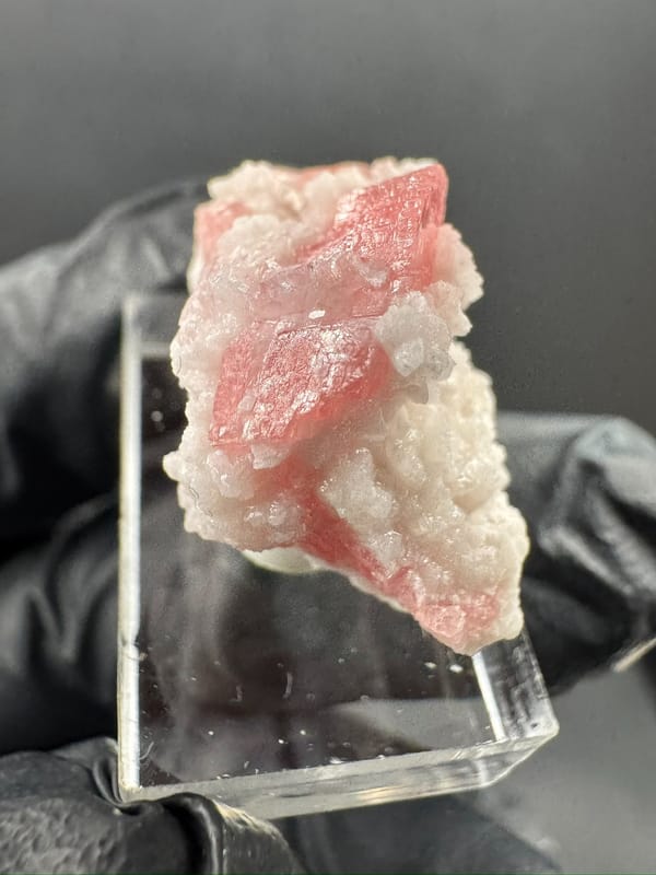 Rhodochrosite from Wuzhou, Guangxi, China, individual mineral specimen view 4